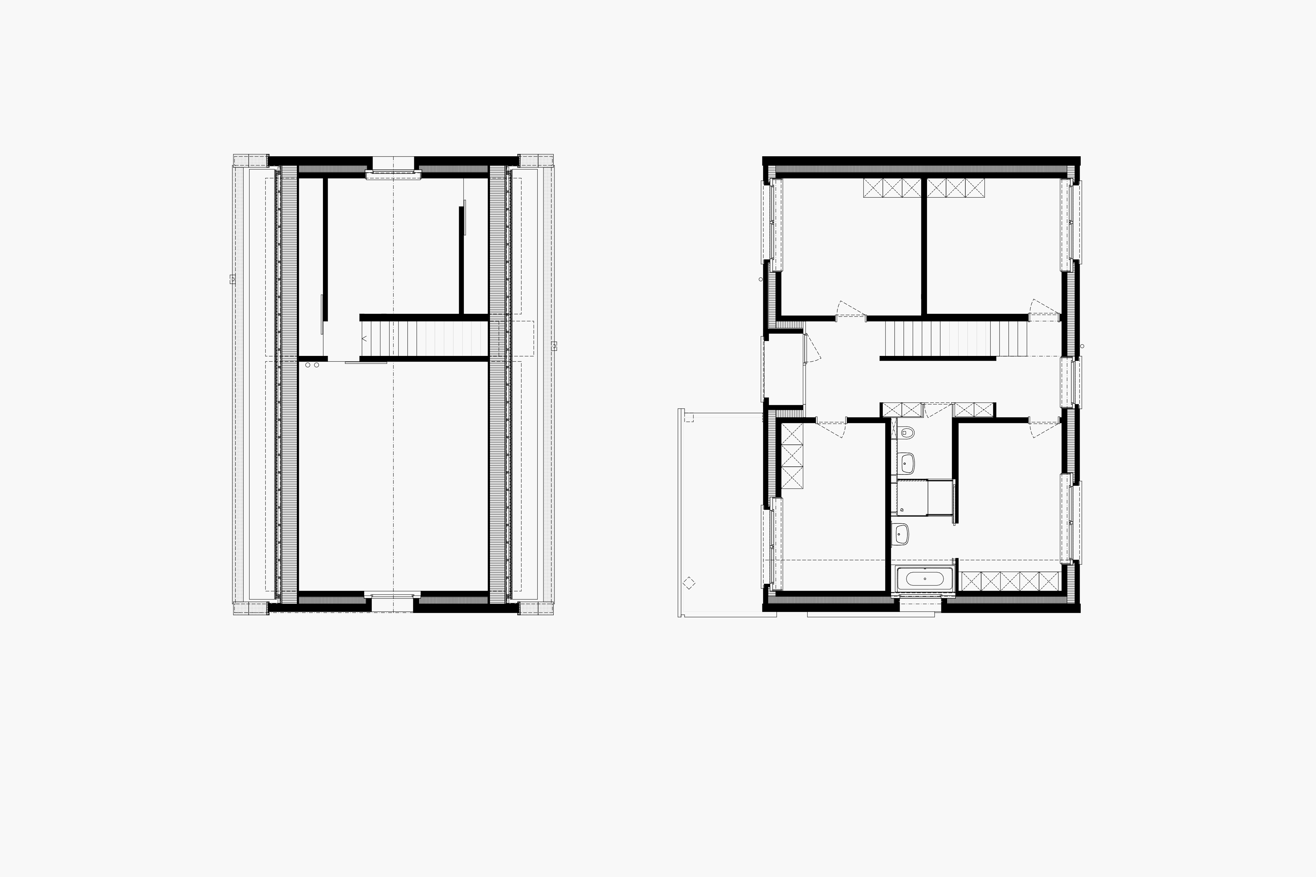 Dach&ndash; und Obergeschoss