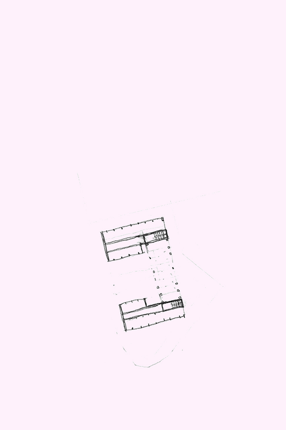 Zeichnung Geb&auml;udestruktur